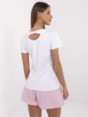 Damski t-shirt z misiem cekinami
