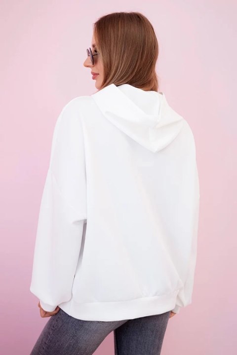 Bluza z kapturem masełko ecru Bluza z kapturem masełko ecru