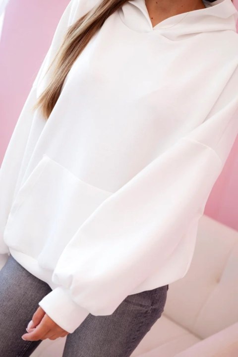 Bluza z kapturem masełko ecru Bluza z kapturem masełko ecru