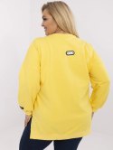 Bawełniana bluza plus size z rozcięciami kolory
