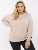 Bawełniana bluza plus size z rozcięciami kolory