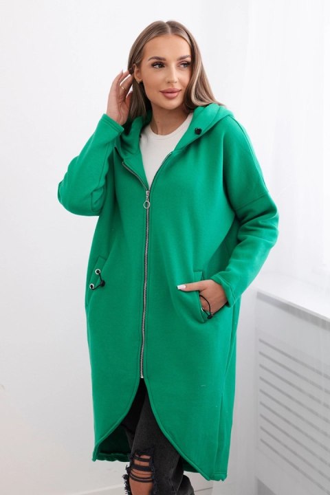Bluza ocieplana długa zielona Bluza ocieplana długa zielona