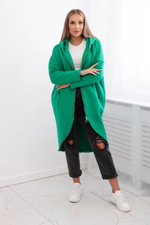 Bluza ocieplana długa zielona Bluza ocieplana długa zielona