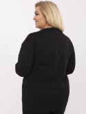 Bluzka z nadrukiem PLUS SIZE z rękawem 3/4