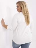 Bluzka z nadrukiem PLUS SIZE z rękawem 3/4