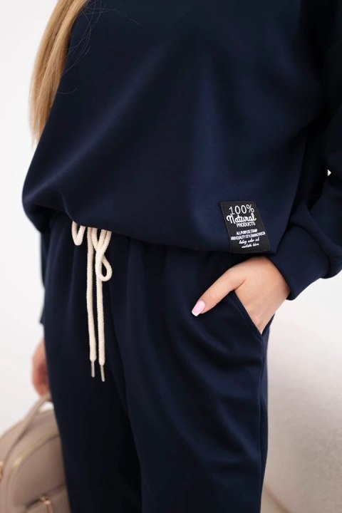 Komplet masełko bluza + spodnie granatowy Komplet masełko bluza + spodnie granatowy
