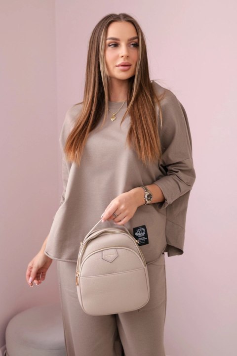 Komplet bawełniany bluza + spodnie fango Komplet bawełniany bluza + spodnie fango