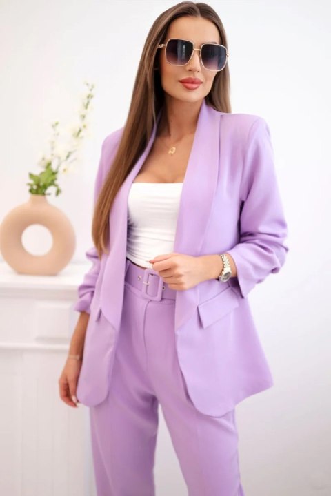Komplet elegancki marynarki ze spodniami jasny fioletowy Komplet elegancki marynarki ze spodniami jasny fioletowy