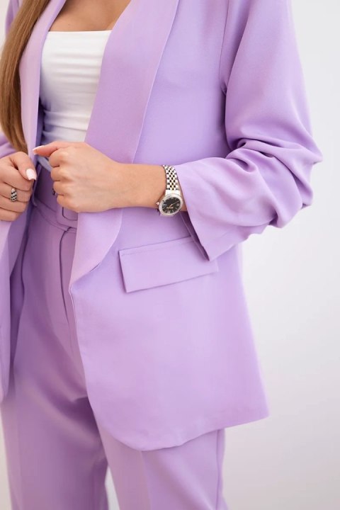 Komplet elegancki marynarki ze spodniami jasny fioletowy Komplet elegancki marynarki ze spodniami jasny fioletowy