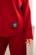 Komplet Punto Milano Winter bluza + spodnie bordowy