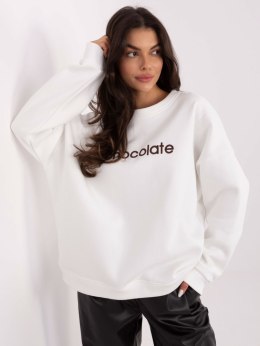 Bluza oversize z napisem chocolate RUE PARIS