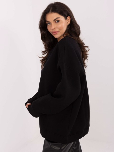 Bluza oversize z napisem chocolate RUE PARIS