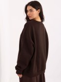 Bluza oversize z napisem chocolate RUE PARIS
