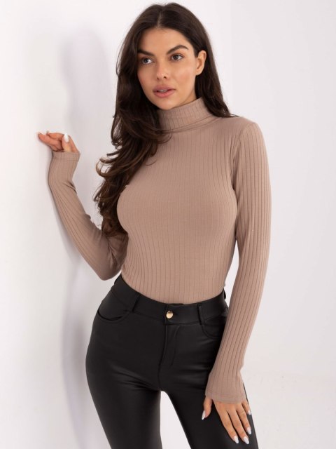 dopasowana bluzka basic w prążek RUE PARIS