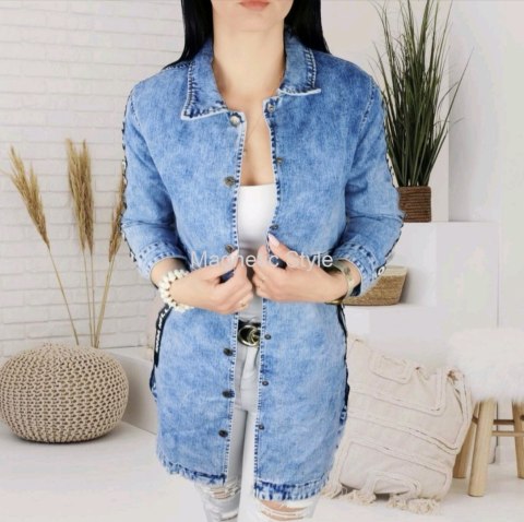 CAMILE jeansowa niebieska katana LOVE CAMILE jeansowa niebieska katana LOVE