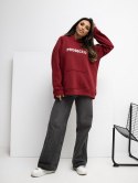 Dresowa bluza oversize z haftem PROSECCO RUE PARIS