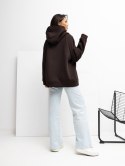 Dresowa bluza oversize z haftem PROSECCO RUE PARIS