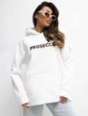 Dresowa bluza oversize z haftem PROSECCO RUE PARIS