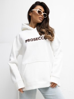 Dresowa bluza oversize z haftem PROSECCO RUE PARIS