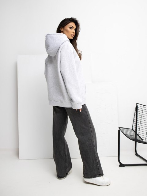 Dresowa bluza oversize z haftem PROSECCO RUE PARIS
