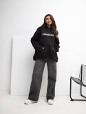 Dresowa bluza oversize z haftem PROSECCO RUE PARIS