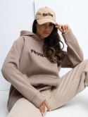Dresowa bluza oversize z haftem PROSECCO RUE PARIS