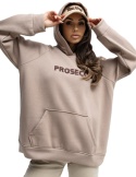 Dresowa bluza oversize z haftem PROSECCO RUE PARIS