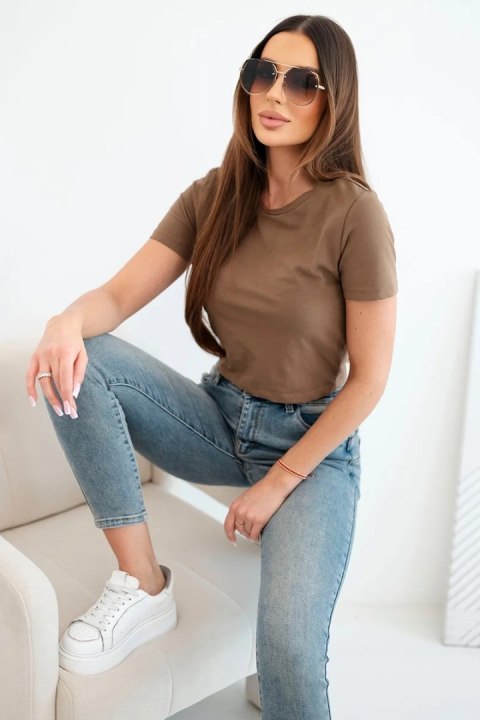 Spodnie damskie M.sara z efektem push-up i średnim stanem jeansowe