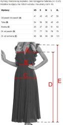 479-9 NINA elegancka sukienka z kopertowym dekoltem, rękawkiem i paskiem - CZARNA