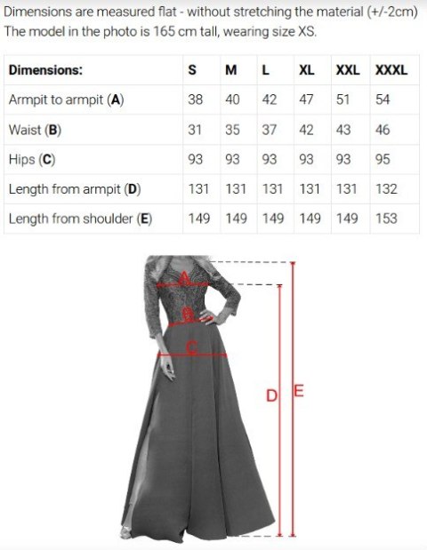 309-13 AMBER elegancka długa koronkowa suknia z dekoltem - PUDROWY RÓŻ