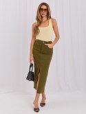Damski tank top z kwadratowym dekoltem RUE PARIS