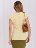 T-shirt basic z okrągłym dekoltem RUE PARIS