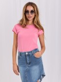 T-shirt basic z okrągłym dekoltem RUE PARIS