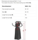 596-5 Elegancka szmizjerka midi ze złotymi guzikami i paskiem - szara