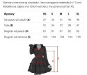 425-4 MATILDE Sukienka z dekoltem i krótkim rękawkiem - BORDOWA