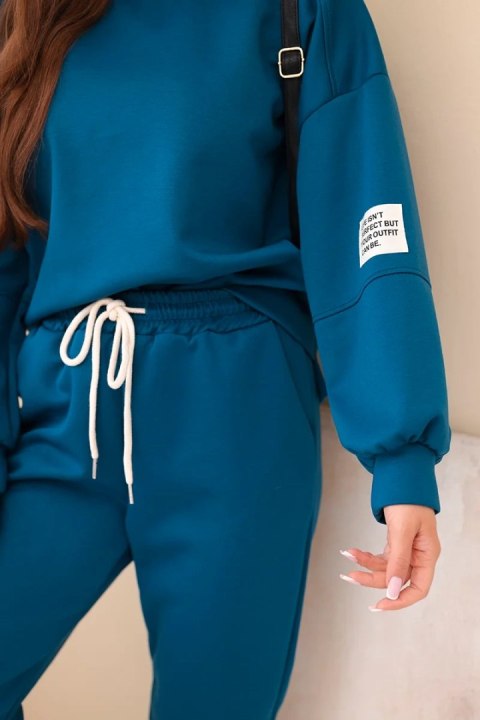 Komplet bluza + spodnie masełko morski