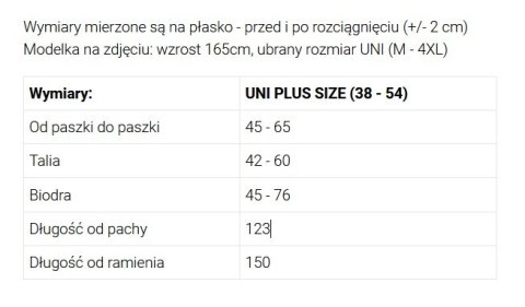 654-7 Długa połyskująca sukienka plus size z dekoltem i transparentnym rękawkiem - granatowa