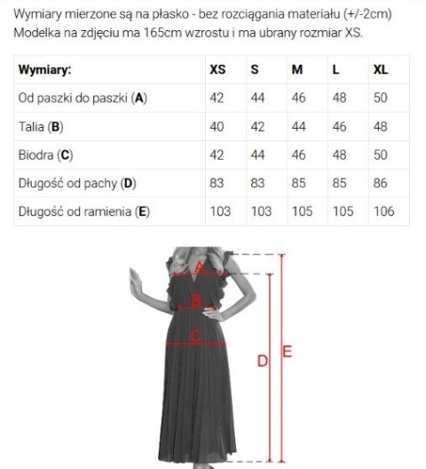 161-19 AGATA Sukienka z kołnierzykiem i wiązaniem - ZIELEŃ BUTELKOWA