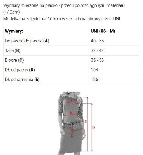 564-8 CALLIE Sukienka midi z odkrytymi ramionami i dekoltem - BORDOWA