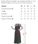 693-1 Dopasowana ołówkowa sukienka z krótkim rękawkiem i ozdobnym dekoltem - bordowa