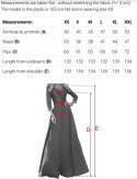 643-10 Elegancka wieczorowa suknia maxi z rozcięciem i różami - czekoladowy brąz