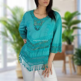 Ażurowe bluzka boho hrty frędzle LORIDS
