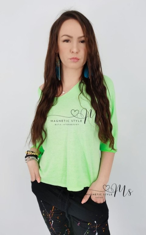 Bluzka sweretkowa oversize DELICIOUS nietoperz Bluzka sweretkowa oversize DELICIOUS nietoperz